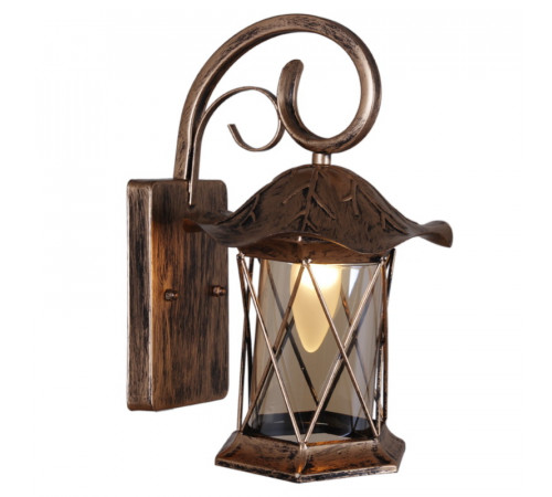 Уличный настенный светильник Reluce 08281-9.2-001U BKG RLOS