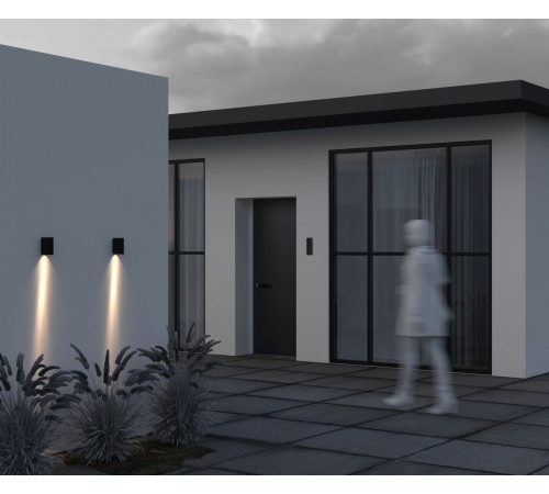 Уличный настенный светильник Maytoni Shell O505WL-L3B3K