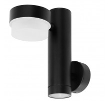 Уличный настенный светильник Arte Lamp Budapest A2362AL-2BK