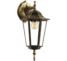 Уличный настенный светильник ЭРА Веледа GBW-104-1-BR-0360 230В Е27 IP54 бронза вниз Б0071479