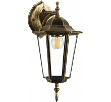 Уличный настенный светильник ЭРА Веледа GBW-104-1-BR-0360 230В Е27 IP54 бронза вниз Б0071479