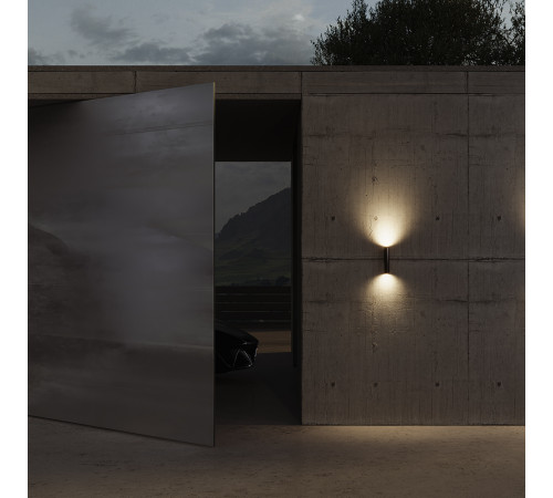 Уличный настенный светильник Maytoni Tube O508WL-L5B3K