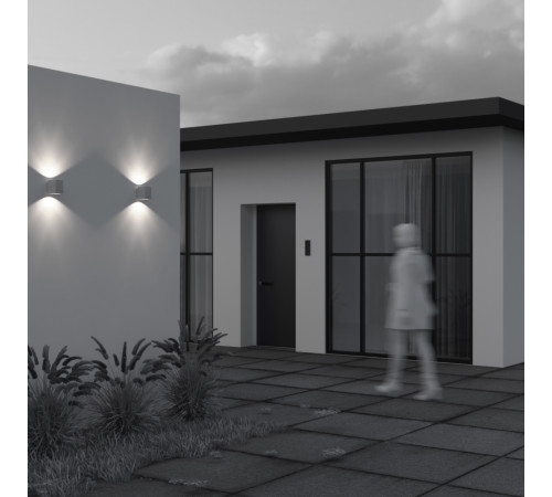 Уличный настенный светильник Maytoni Block O507WL-L10W3K