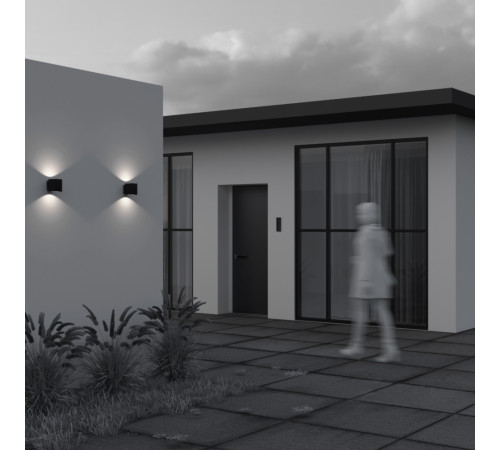 Уличный настенный светильник Maytoni Block O507WL-L10B3K