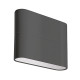 Уличный настенный светильник Arlight SP-FLAT-S135x90-2x3W Day4000-MIX (Черный, 75 deg, 230V) (IP65 Металл) 060679