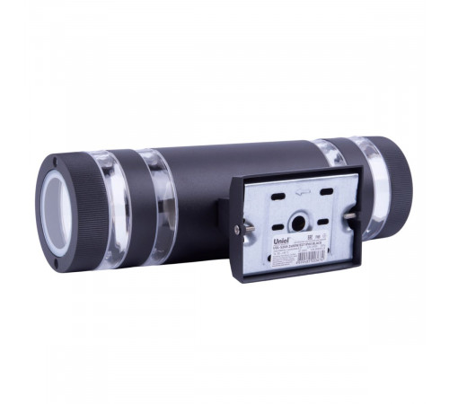 Уличный настенный светильник Uniel UUL-S20A 2x60W/E27 IP65 BLACK UL-00012921