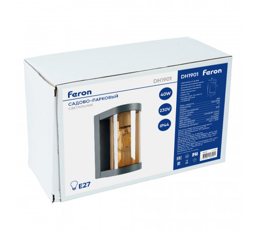 Уличный настенный светильник Feron Бостон DH1901 52189