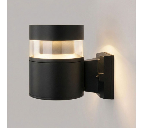 Уличный настенный светильник Elektrostandard 1530 TECHNO LED черный 4690389219139 a072083