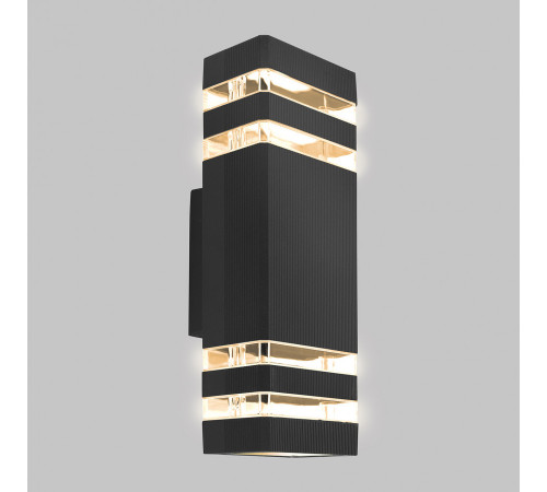 Уличный настенный светильник IMEX Porta IL.0014.0024-2-BK