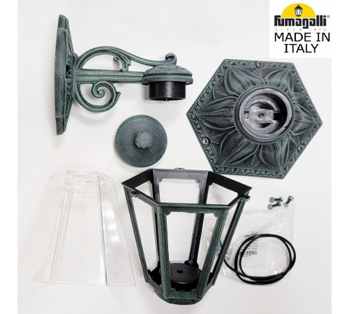 Уличный настенный светильник Fumagalli BISSO/ANNA E22.131.000.VXE27