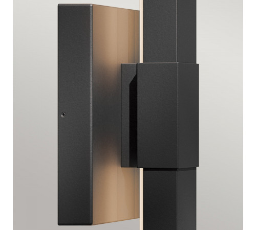 Уличный настенный светильник Kichler KL-NOCAR-L-BK