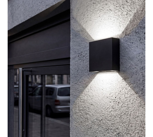 Уличный настенный светильник Uniel ULU-P33B-4W/4000K IP65 BLACK UL-00013622