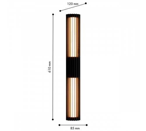 Уличный настенный светильник  Favourite Asador 4827-2W