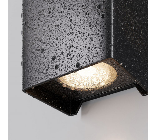 Уличный настенный светильник Maytoni Shell O505WL-L3B3K