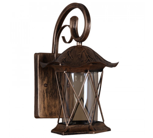 Уличный настенный светильник Reluce 08281-9.2-001U BKG RLOS