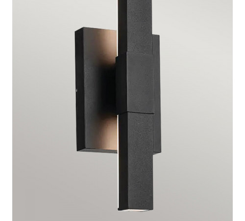 Уличный настенный светильник Kichler KL-NOCAR-M-BK