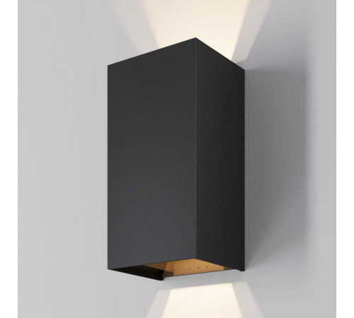 Уличный настенный светильник Maytoni Drape O525WL-L20B3K