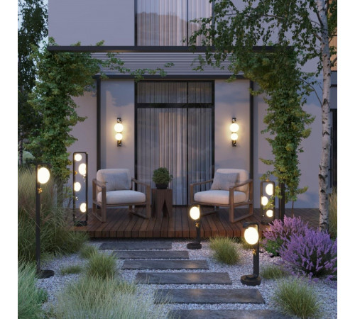 Уличный настенный светильник Odeon Light Nature Luma 5434/2W