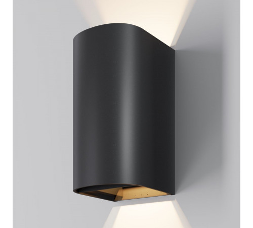 Уличный настенный светильник Maytoni Drape O526WL-L20B3K