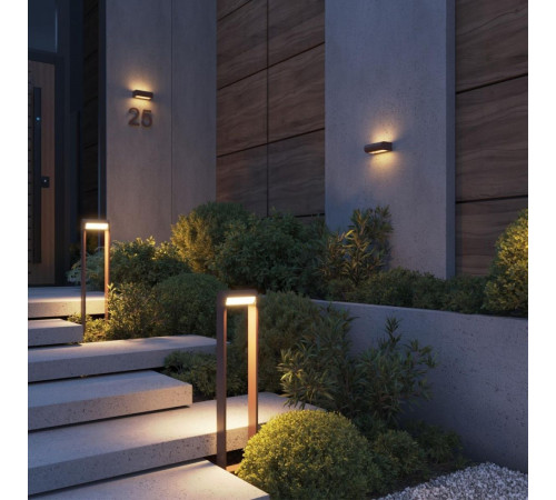 Уличный настенный светильник Odeon Light Nature Twinset 7118/12WL