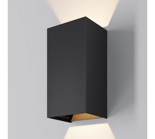 Уличный настенный светильник Maytoni Drape O525WL-L20B3K