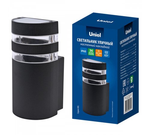 Уличный настенный светильник Uniel UL-00013476 UWL-K03R 60W/E27 IP65 WHITE