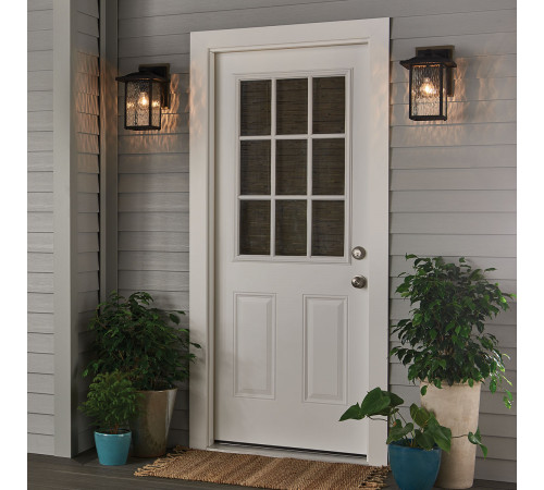 Уличный настенный светильник Kichler KL-CAPPANNA-M-BKT