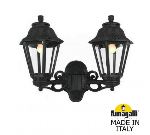 Уличный настенный светильник Fumagalli PORPORA/ANNA E22.141.000.AXE27