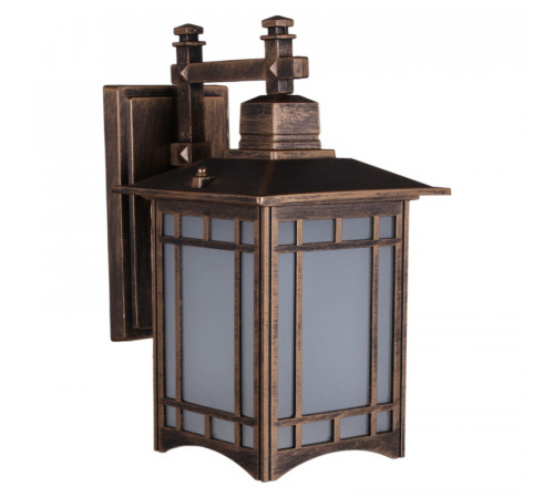 Уличный настенный светильник Reluce 08245-0.2-001U BKG