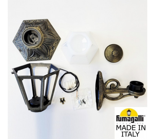 Уличный настенный светильник Fumagalli BISSO/ANNA E22.131.000.BYE27