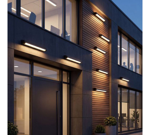 Уличный настенный светильник Reluce 86878-9.2-001JH LED18W BK RLOS