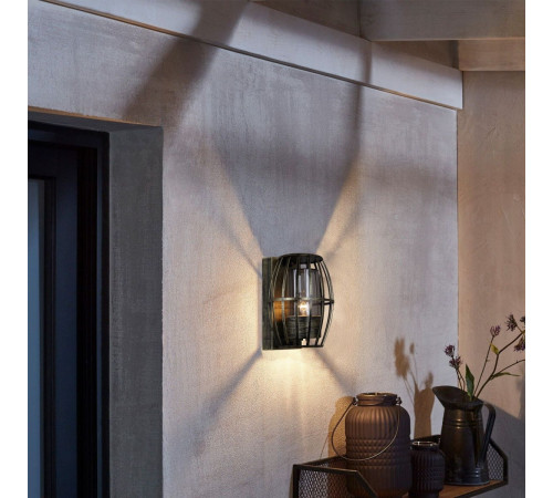 Уличный настенный светильник Reluce 08331-9.2-001JH E27 BKG RLOS