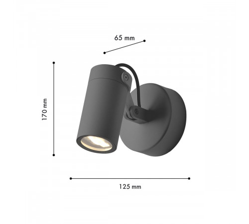 Уличный настенный светильник  Favourite Slit 4807-1W