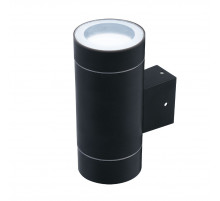 Уличный настенный светильник Uniel UUL-S92A 2х50W/GX53 IP65 BLACK UL-00009365