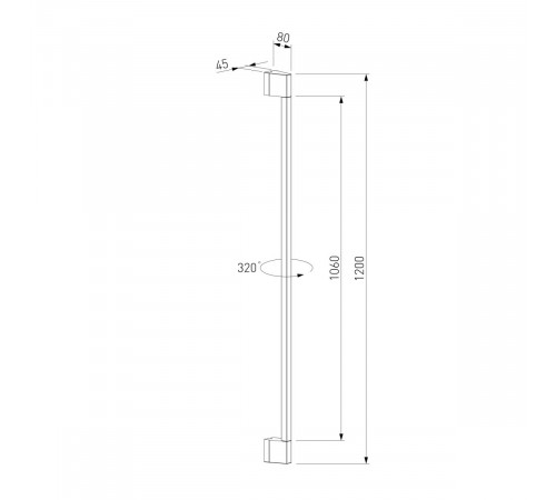 Уличный настенный  светильник Elektrostandard Argos 35121/D черный 4690389219269 a072070