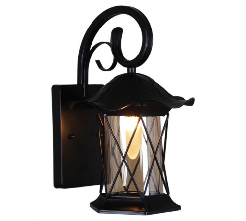 Уличный настенный светильник Reluce 08281-9.2-001U BK RLOS