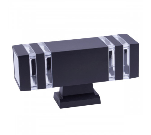 Уличный настенный светильник Uniel UUL-S24A 2x60W/E27 IP65 BLACK UL-00012923