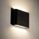 Уличный настенный светильник Nowodvorski Semi Led S Black 11363