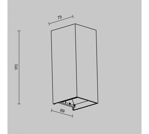 Уличный настенный светильник Maytoni Drape O525WL-L10B3K