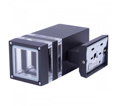 Уличный настенный светильник Uniel UUL-S23A 60W/E27 IP65 BLACK UL-00012922