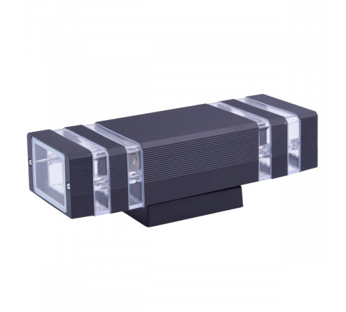 Уличный настенный светильник Uniel UUL-S18A 2x60W/E27 IP65 BLACK UL-00012919