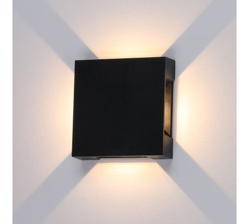 Уличный настенный светильник Uniel ULU-P33D-4W/4000K IP65 BLACK UL-00013621