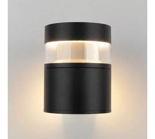 Уличный настенный светильник Elektrostandard 1530 TECHNO LED черный 4690389219139 a072083