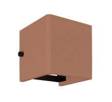 Уличный настенный светильник Arlight LGD-PERAN-WALL-S120x120-6W Warm3000 (Beige red, 0-80 deg, 230V) (IP65 Бетон) 061761