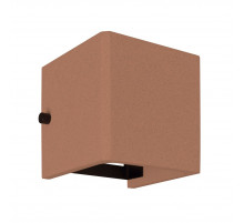 Уличный настенный светильник Arlight LGD-PERAN-WALL-S120x120-6W Warm3000 (Beige red, 0-80 deg, 230V) (IP65 Бетон) 061761