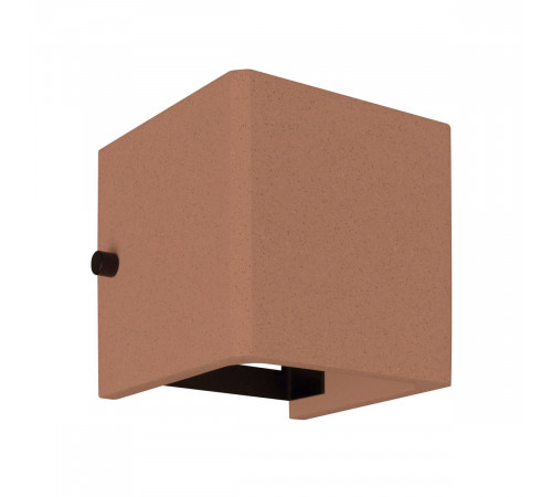 Уличный настенный светильник Arlight LGD-PERAN-WALL-S120x120-6W Warm3000 (Beige red, 0-80 deg, 230V) (IP65 Бетон) 061761