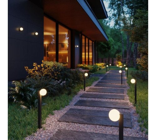 Уличный настенный светильник Odeon Light Nature Viva 7124/1WA