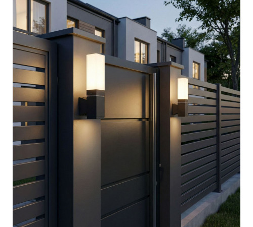 Уличный настенный светильник Elektrostandard 1534 TECHNO LED 3000K чёрный 4690389219191 a072067