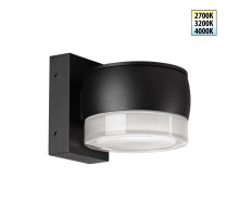 Уличный настенный светильник с переключателем цв. температуры Novotech Street Estima 359719