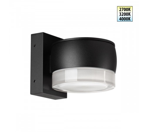 Уличный настенный светильник с переключателем цв. температуры Novotech Street Estima 359719